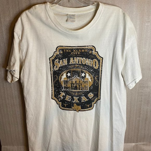 Men's San Antonio Alamo Graphic T shirt Large - Picture 1 of 4